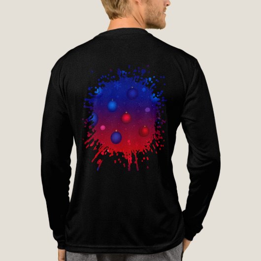 Midnight Spark and Tinsel Glow Tri-Blend Shirt (Achterkant volledig)