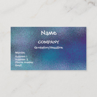 Midnight Sparkle - business card template Visitekaartje