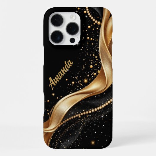 Midnight Sparkle iPhone Hoesje (Achterkant)