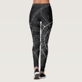 Midnight Sparkle Leggings: twinkle Elegance Leggings (Achterkant)