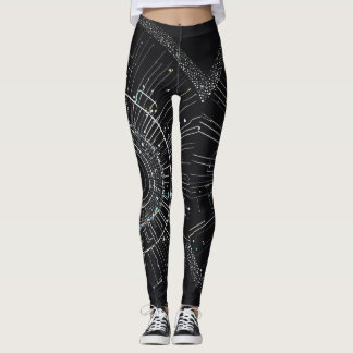 Midnight Sparkle Leggings: twinkle Elegance Leggings