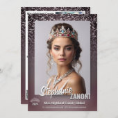 Midnight Sparkle Pageant Autograph Kaart | QR-code (Voorkant / Achterkant)