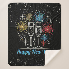 Midnight Sparkle viering Sherpa Deken