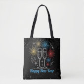 Midnight Sparkle viering Tote Bag (Voorkant)