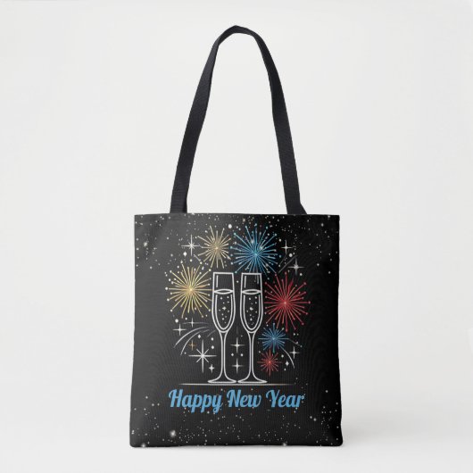 Midnight Sparkle viering Tote Bag (Voorkant)