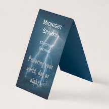 Midnight Sparky Electrical Co. Tent Bedrijfskaart