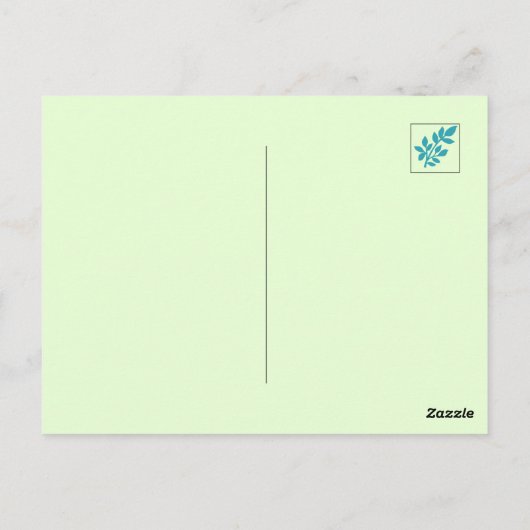 Midnight Spring Revelry 'Natuur nodigt uit om te f Briefkaart (Achterkant)