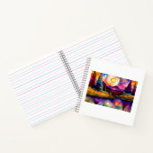 Midnight Star Gazing Spiral Notitieboek (Binnen)