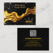 Midnight Star Gold – Hemelse Branding Visitekaartje (Voorkant / Achterkant)