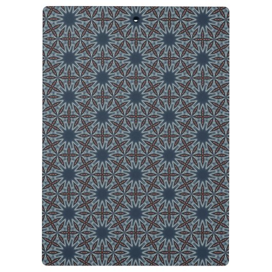 Midnight Starburst Lattice Klembord (Achterkant)