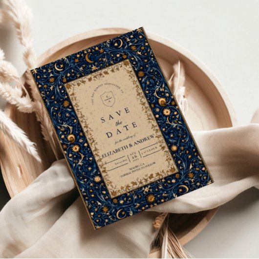 Midnight Stars Celestial Wedding Save The Date