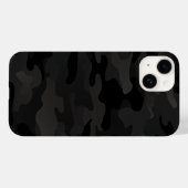 Midnight Stealth Urban Camo Zwarte houtskool Case-Mate iPhone Case (Achterkant (horizontaal))