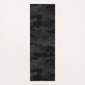 Midnight Stealth Urban Camo Zwarte houtskool Yogamat (Voorkant)