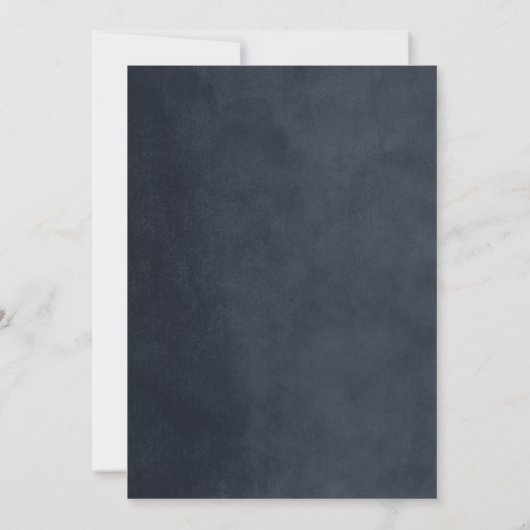 Midnight String Lights Housewarming Party Uitnodig Kaart (Achterkant)