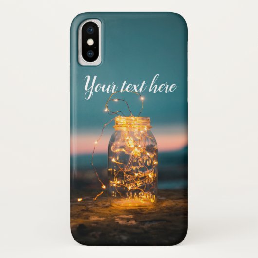 Midnight String Lights Jar Case-Mate iPhone Hoesje (Achterkant)