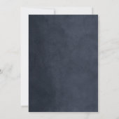 Midnight String Lights Verlovingsfeestuitnodiging Kaart (Achterkant)