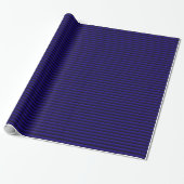 Midnight Stripe Wrapping Papier (Uitgerold)