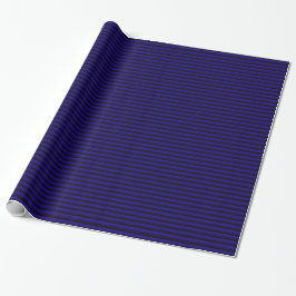 Midnight Stripe Wrapping Papier