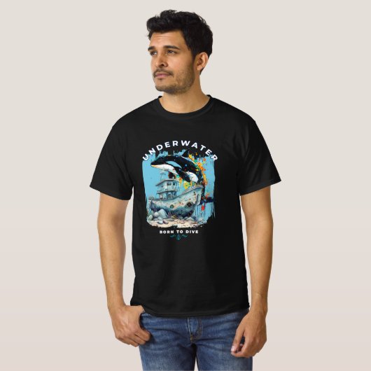 Midnight Summer Orca T-shirt (Voorkant volledig)