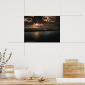 Midnight Sun, Bell Sound, Noorwegen Poster (Keuken)