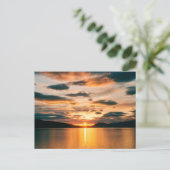 Midnight Sun, Noord-Noorwegen Briefkaart (Staand voorkant)