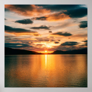 Midnight Sun, Noord-Noorwegen Poster