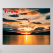 Midnight Sun, Noord-Noorwegen Poster (Voorkant)