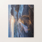 Midnight Sun Noorwegen Legpuzzel (Verticaal)