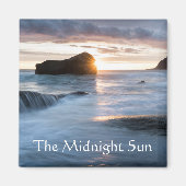 Midnight Sun Noorwegen Magneet (Voorkant)
