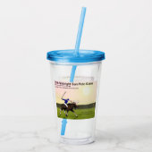 Midnight Sun Polo Acryl Drinkbeker (Achterkant)