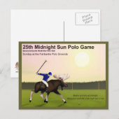 Midnight Sun Polo Briefkaart (Voorkant / Achterkant)