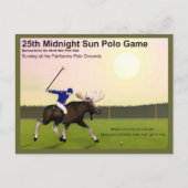 Midnight Sun Polo Briefkaart (Voorkant)