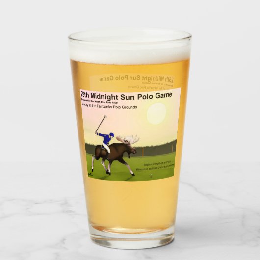 Midnight Sun Polo Glas (Voorkant gevuld)