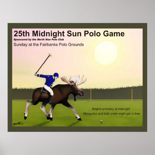 Midnight Sun Polo Poster (Voorkant)