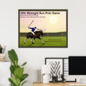 Midnight Sun Polo Poster (Thuiskantoor)