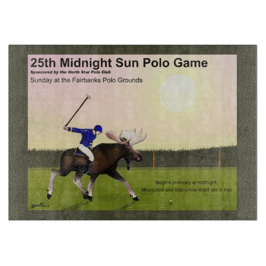 Midnight Sun Polo Snijplank (Voorkant)