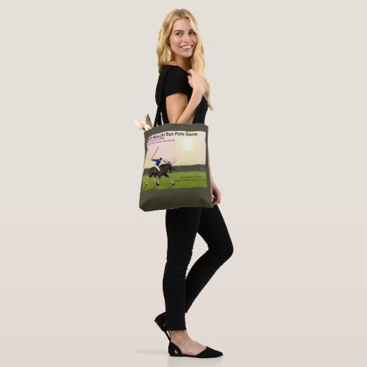 Midnight Sun Polo Tote Bag (Op model)