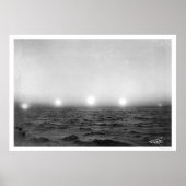 Midnight Sun Time Lapse 1911 Poster (Voorkant)