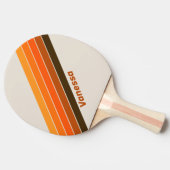  Midnight Sunrise Gestreept met Naam Tafeltennisbatje (Zijkant)