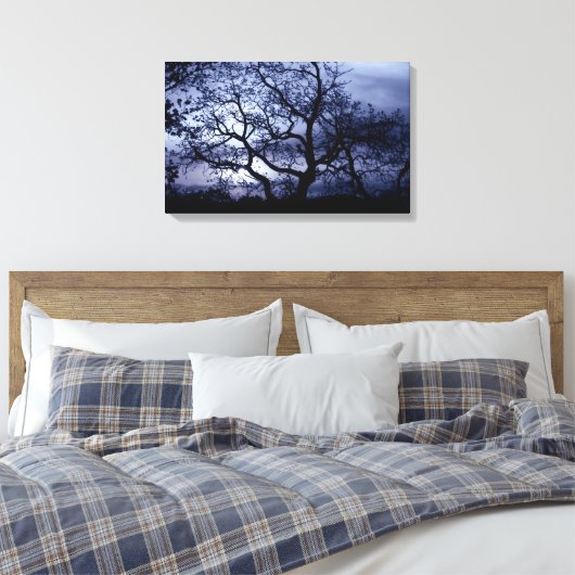 Midnight Sunset Canvas Afdruk (Insitu (Slaapkamer))
