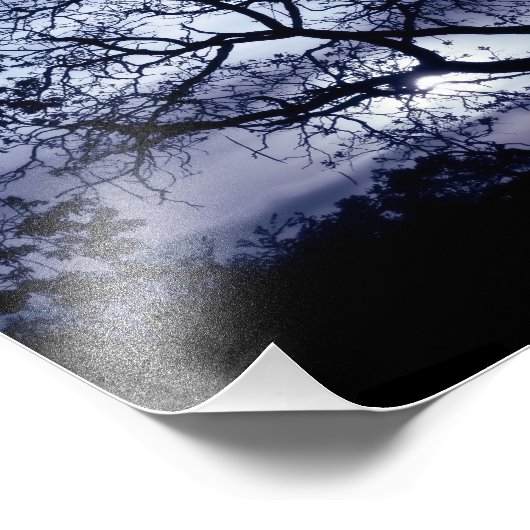 Midnight Sunset Foto Afdruk (Hoek)