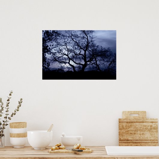 Midnight sunset poster (Keuken)