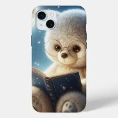 Midnight Tales Plush Teddy Bear iPhone Case (Achterkant)