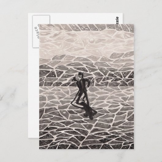 Midnight Tango briefkaart (Voorkant / Achterkant)