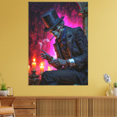 Midnight Toast with the Baron Samedi Canvas Afdruk (Insitu (Woonkamer))