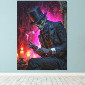 Midnight Toast with the Baron Samedi Canvas Afdruk (Insitu (Houten vloer))