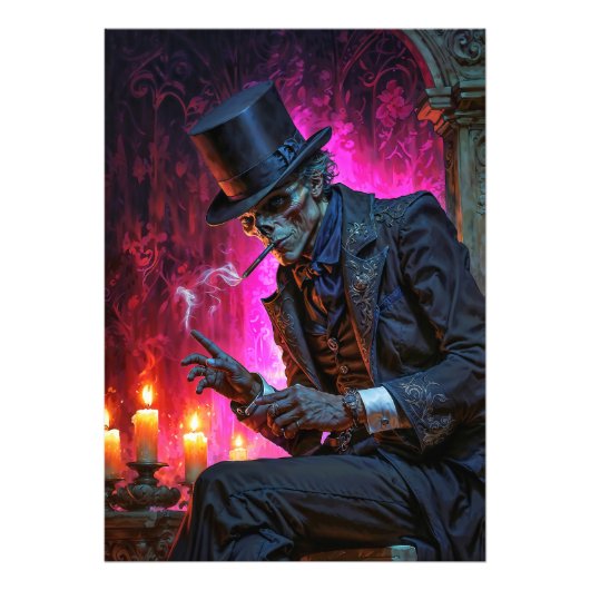 Midnight Toast with the Baron Samedi Foto Afdruk (Voorkant)