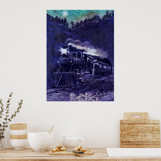 Midnight Train Poster (Keuken)