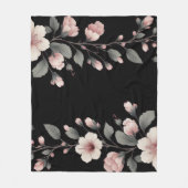 Midnight Tropics Fleece Deken (Voorkant)