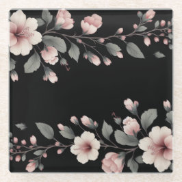 Midnight Tropics Glazen Onderzetter